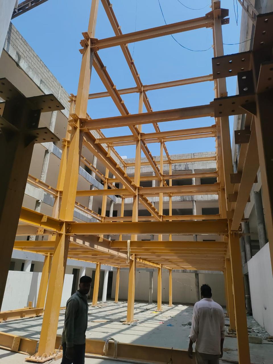 Steel Structure Fabrication Services India | A1 Engineering Works