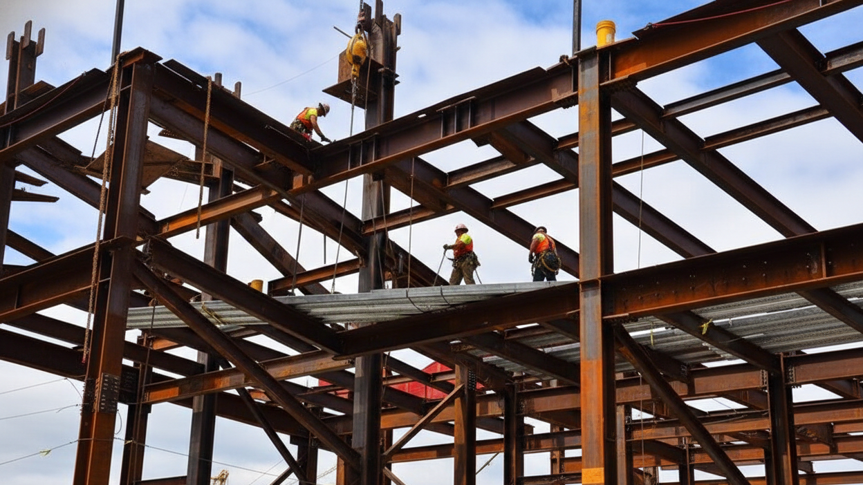 Steel Structure Fabrication Services India | A1 Engineering Works